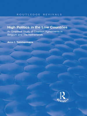 cover image of High Politics in the Low Countries